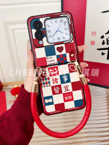Cheenergy 2025 Snake Year New Style Womens Huawei NovaFlip Phone Case Foldable Screen Lucky Rope Red Celebration Full Cover Anti-Fall Portable