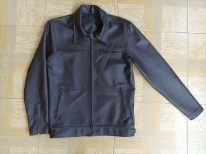Jaket Kulit Formal Pria Jaket Kulit Domba 100% sesuai Gambar