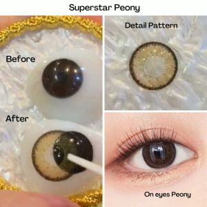 BUY 1 GET 2 Superstar Peony Softlens Warna Premium