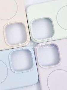 Ốp điện thoại Silicon Phong cách chính thức giống nhau Dây đeo miễn phí cho iPhone 17 Air 16 15 14 13 12 11 Pro Max