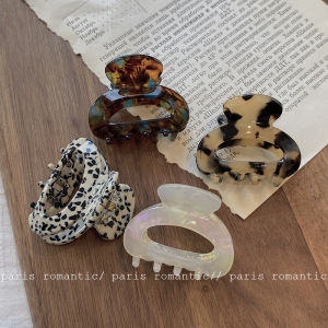 Acetate Hair Claw Clip Womens mid Size Shark Clamp Half Updo Hair Accessories Korean Style Fashionable Hair Grips