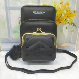 TRENDY TERBARU TAS SELEMPANG WANITA VARIASI BEHEL DOUBEL RESLETING