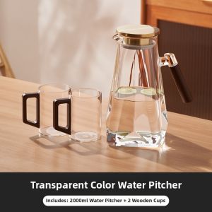 Heat-resistant Large Capacity Glass Water Pitcher
