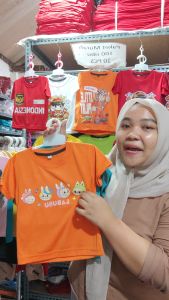 Baju Kaos Atasan Motif Labubu Anak Perempuan Dan Laki laki Lucu 1 - 10 Tahun - Code8.id - DTF