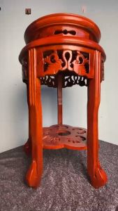 Đôn phương gỗ giácKỷ tròn gỗ giác mặt 35cm cao 50607080