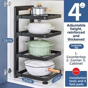 Joybos | Multi-layer Pot Storage Rack