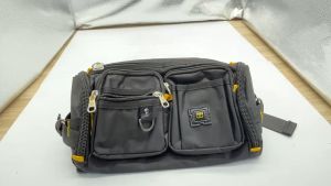กระเป๋าคาดเอว+คาดอก รุ่นใหญ่ยาว32ซม.มีซิป 7ช่อง หัวซิปโลหะ มีห่วงคล้องด้านหน้า ปรับสายได้ถึง 54 นิ้ว waist bag chest bag