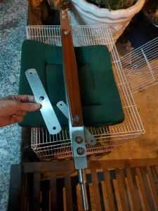 [HCM]TRỤ INOX 304 La inox 3li CÓ GỖ  chân ốp hông