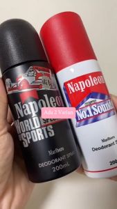 Marlboro Parfum Deodoran Napoleon Hitam dan Putih (200ml/100ml/65ml) - Parfum Pria