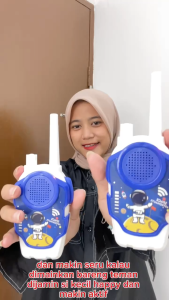Pasar Distributor BTC-3003 SPACE WALKIE TALKIE Mainan Tema Astronaut Komunikasi Wireless Jarak Jauh