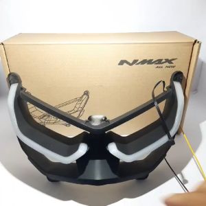 Lampu Alis DRL Depan Nmax New RGB Plus Frame Alis Nmax 2020-2022