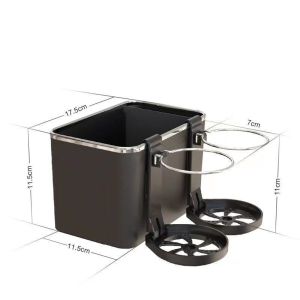 HTF Car armrest box storage box multifunctional water cup holder car