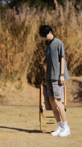 Korean Fashion Urban Stripe Shorts for Men 8207#urban short