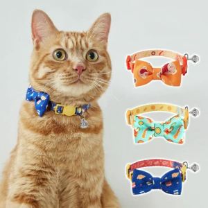 Breakaway Cat Collar Safety Release Kitten Collar Adjustable Bell Collar With D Ring Soft Lightweight