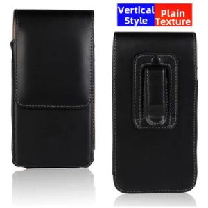 Mens Belt-Wearable Phone Case Waist-Hung Leather Pouch for Middle-Aged And Elderly in Various Sizes Such as 4.7 Inch 5 Inch 5.5 Inch 6 Inch 6.3