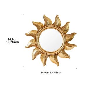 1 Mảnh Trang Trí Treo Tường Hình Hoa Hướng Dương Vàng Bằng Nhựa Resin Hiện Đại Sáng Tạo Hình Tròn Dùng Trang Trí Nhà Cửa