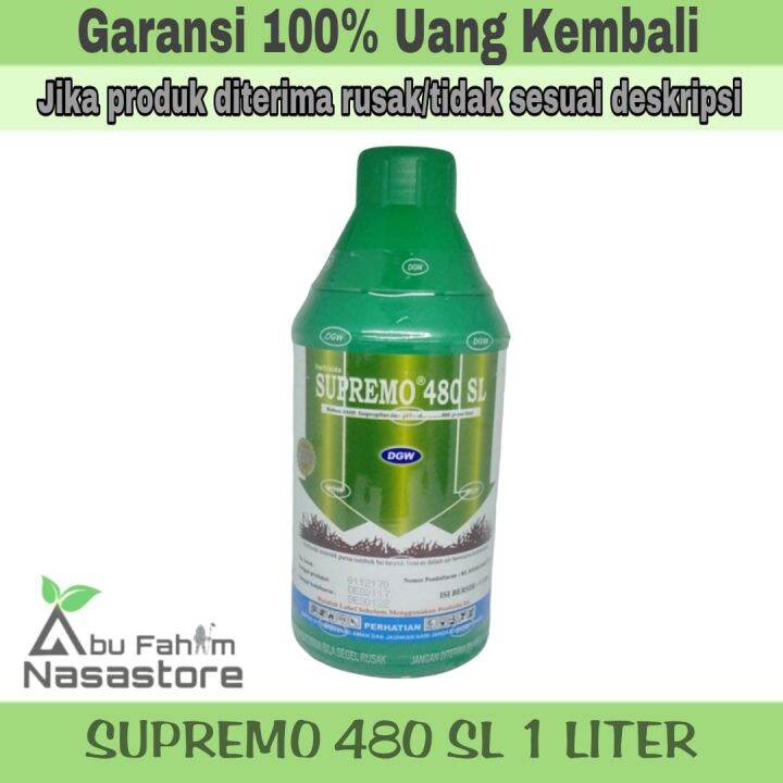 Supremo 480 Sl 1 Liter Racun Rumput Herbisida Sistemik Racun