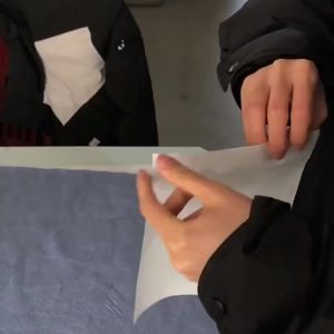 1pc Iron on Adhesive Patch Double Sided Heat Adhesive Patch for Clothing Fusible Interfacing Fabric Lightweight Patches