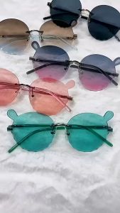 🔥Cc.👍Childrens sunglasses anti-ultraviolet boys and girls fashion cute baby personality sunglasses trendy street sunglasses