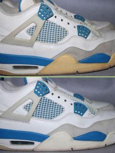 น้ำยาทำความสะอาดรองเท้า สีขาว นิ้ง สูตรลดการเกิดออกซิเดชัน สำหรับรองเท้าผ้าใบ สีขาว ขจัดคราบขอบเหลือง ขจัดคราบ เพิ่มความสดใส