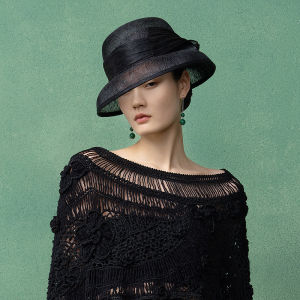 Bamboo Weaving Sun Blocking Breathable French Elegant Straw Hat