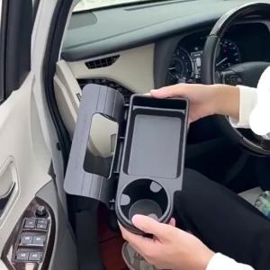 Multi Functional Car Organizer Box with Cup Drink Holder Hanging Storage Rack Side Door Pocket Car Interior Parts