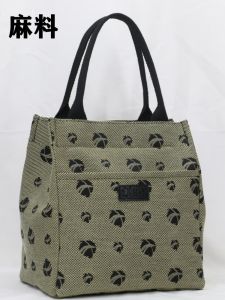 Casual Handbag for Women New Model Canvas Bag Lunch Box Bag Mommy Outing Bag Leisure Handheld Bag Zipper Closure Foldable