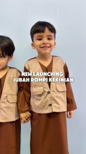 Kawan Muslim Jubah Anak Cowok Rompi Terbaru Gamis Anak Laki-laki Usia 1-14 Tahun Bahan Toyobo Premium