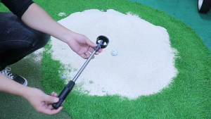 Telescopic Golf Ball Picker Stainless Steel Alat Pengambil Bola Golf Adjustable 40cm-195cm