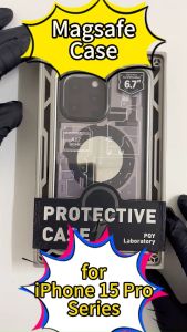 PQY iPhone 15 Pro Max | 15 Pro 6.1 Mecha Motherboard Chipset Design Magnetic Case Casing