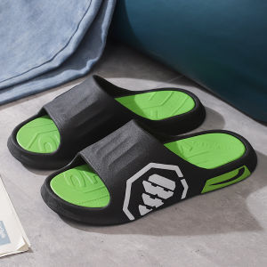 Summer Mens Comfortable Thick Bottom Slip-On Slippers Soft Bottom Bathing Anti-Slip Slippers Home Use Sport Casual Shoes