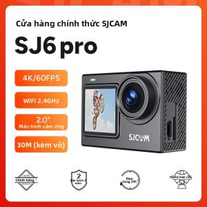 Camera Hành Động SJCAM SJ6 Pro 4K 60FPS Màn Hình Kép Cảm Ứng Chống Nước Tích Hợp WiFi Tầm Nhìn Ban Đêm Ổn Định Hình Ảnh 6 Trục