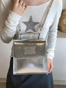 Fashionable Glossy Womens Backpack Simple Stylish Summer New Arrival Versatile Small Bag High-End Feeling Ladies Purse