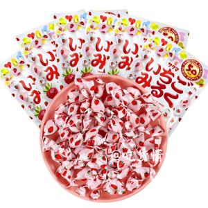Wedding Candy SAKUMA Strawberries And Milk Heart Shaped Snacks Traditional Fruit Candy Japanese Made Net Weight 100g Bagged