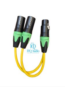 Dây chia Canon 1đầu cái ra 2 đầu đực dài 20cm.(Đơn giá: 1 sợi)