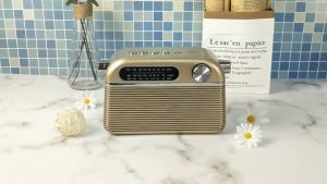 【NEW】 Retro Classic Rechargeable Radio FM AM SW Band Bluetooth Wireless Portable MP3 Music Player Speaker USB TF card Vintage  收音機