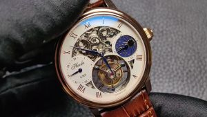 HAOFA 1028 SKELETON GMT TOURBILLON WATCH