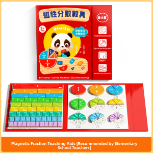 TONGMUXING | Magnetic Fraction Learning Board Math Thinking Training Toy