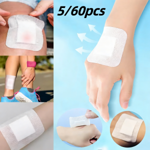 5/20/60pcs Waterproof Band-Aid Wound Band Large Size Breathable Wound Care Medical Wound Hemostasis Sticker Family First Aid Kit