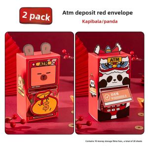 Creative Personalized Pull-Out Red Envelope ATM Machine Ceremony Feeling Childrens New Year Snake Year Festive Supplies
