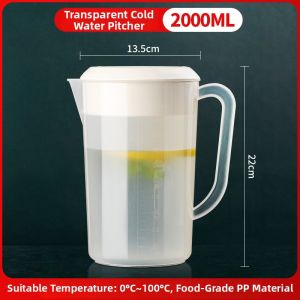 Heat Resistant Plastic Cold Water Pitcher