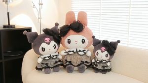 Sanrio plush toys diablo koro m dolls dolls cute melody large dolls accompany sleep pillow doll gift female birthday present 35 cm 50 cm
