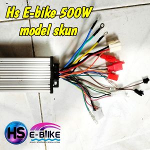 CONTROLLER SEPEDA LISTRIK 48V / 500watt & 350watt 48V UNIVERSAL SOCKET/ SKUN
