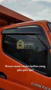 Talang Air Mitsubishi Canter Model Kupu Kupu Motif Karbon Carbon Talang Air Kupu Kupu Canter