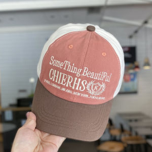 Childrens Casual Fashion Hat Spring Autumn Thin Korean Version Boys Girls Baseball Cap Color Block Duckbill Hat Sunshade Baby