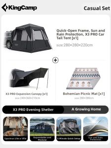 Kingcamp | Quick Setup Tailgate Tent