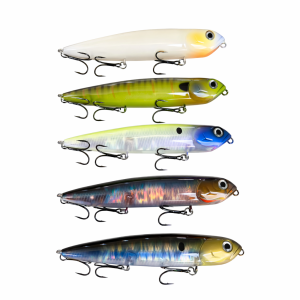 110mm 21g Topwater Popper Pencil Lure 3D Holographic Laser Hard Fishing Lure for Saltwater Sea Bass Fishing