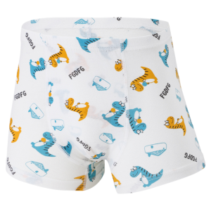 MiiOW | Pure Cotton Childrens Underwear 2025 Boys Mid-Waist Briefs Breathable Antibacterial Comfortable Elastic Elasticity Boxer Shorts