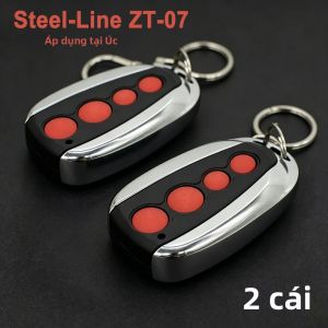 2 Chiếc Steel-Line ZT-07 Điều Khiển Từ Xa Cửa Nhà Để Xe 433 MHz Mã Cuộn Tương Thích Với RD800 SD800 SD1200 SPRINT800 Dụng Cụ Mở Cổng