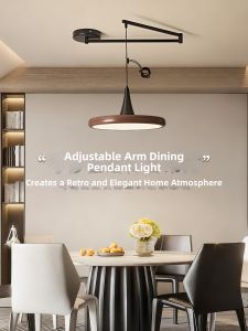 DGY | Vintage French Cream Adjustable Arm Restaurant Chandelier